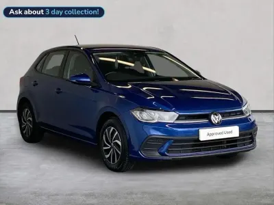 Used VW Polo Life 95 HP (69 kW) 2023 Blue Hatchback