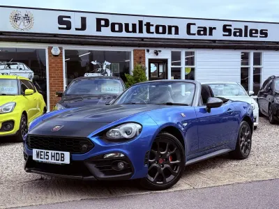 Used Abarth 124 Spider 170 HP (125 kW) 2017 Blue Cabriolet