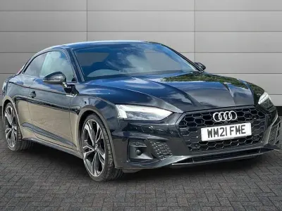 Used Audi A5 Comfort 204 HP (150 kW) 2021 Black Coupe