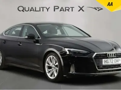 Used Audi A5 Sportback Sport 150 HP (110 kW) 2022 Black Hatchback