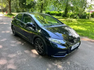Used Honda Civic Black Edition 2014 Black Hatchback