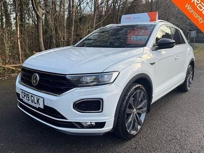 White Used 2019 VW T-Roc R-line SUV | £15,495 (Fair price)
