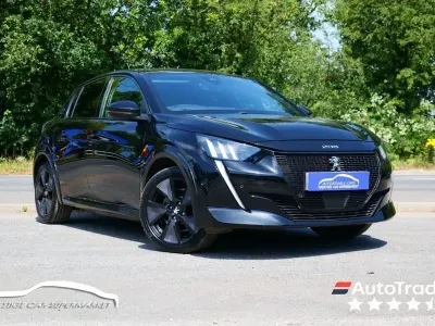 Used Peugeot e-208 Premium 100 kW (136 HP) 2022 Black Hatchback