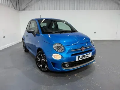 Used Fiat 500 S 69 HP (50 kW) 2019 Blue Hatchback