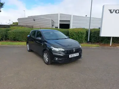 Used Dacia Sandero Comfort 91 HP (66 kW) 2022 Black Hatchback