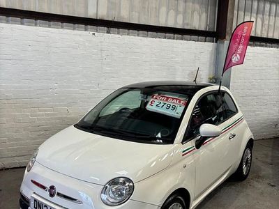 Used Fiat 500 Lounge 69 HP (50 kW) 2013 White Hatchback