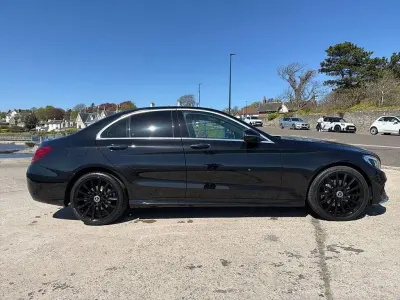 Used Mercedes C220 AMG Line Premium Plus 2018 Black Sedan