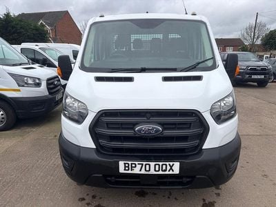 Used Ford Transit 130 HP (95 kW) 2021 White Cabriolet
