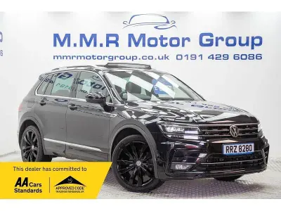 Used VW Tiguan R-line 150 HP (110 kW) 2020 Black SUV
