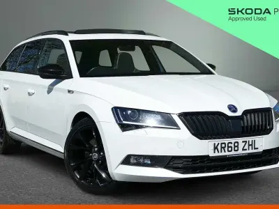 Gebraucht Skoda Superb SportLine 187 PS (137 kW) 2019 Weiß Kombi