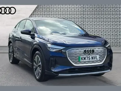 Used Audi Q4 e-tron Sport 210 kW (286 HP) 2025 Metallic  navarra blue SUV