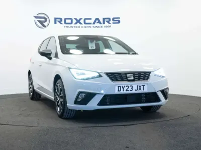 Used Seat Ibiza XCELLENCE 110 HP (80 kW) 2023 White Hatchback