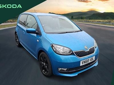 Used Skoda Citigo Colour Edition 58 HP (42 kW) 2018 Blue Hatchback