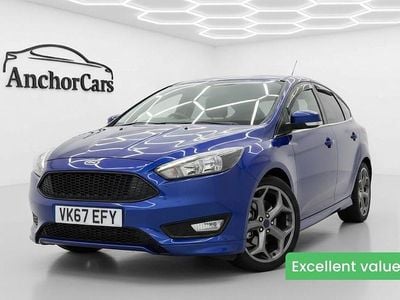 Blue Used 2018 Ford Focus ST-Line Hatchback | £8,982 (Good price)