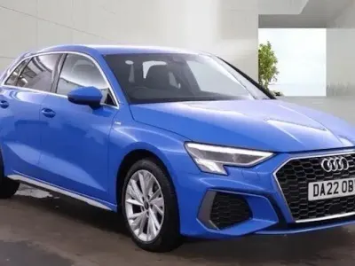 Used Audi A3 Sportback e-tron S-Line 204 HP (150 kW) 2022 Blue Hatchback