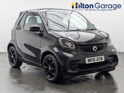 Black Used 2016 Smart ForTwo Cabrio Passion Cabriolet | £7,450 (Fair price)