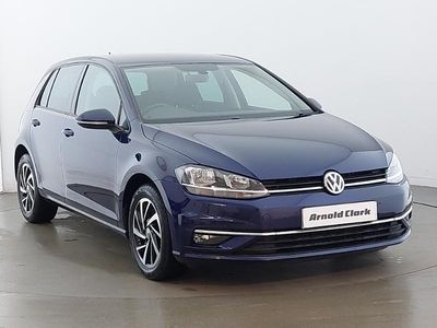 Blue Used 2019 VW Golf VII Match Hatchback | £10,498 (Fair price)