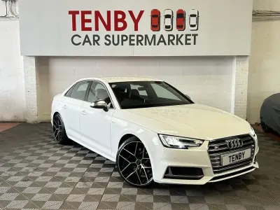 Usado Audi S4 Design 354 HP (260 kW) 2017 Branco Sedan