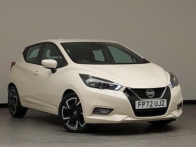 Used Nissan Micra Acenta 92 HP (67 kW) 2022 White Hatchback
