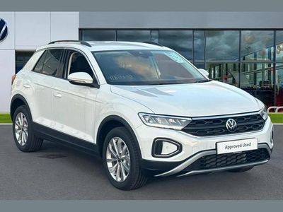 White New 2025 VW T-Roc Match SUV | £24,999 (Super price)