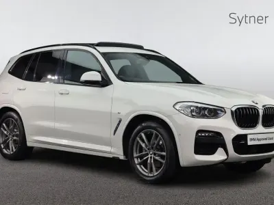 Used BMW X3 M Sport 187 HP (137 kW) 2020 White SUV