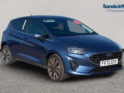 Käytetty Ford Fiesta Titanium X 125 HP (91 kW) 2023 Sininen Viistoperä