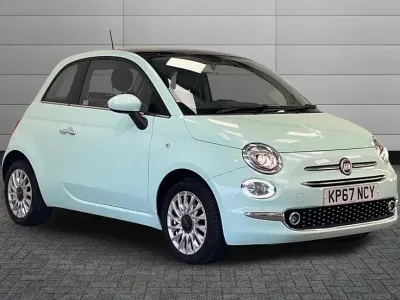Used Fiat 500 Lounge 69 HP (50 kW) 2017 Green Hatchback