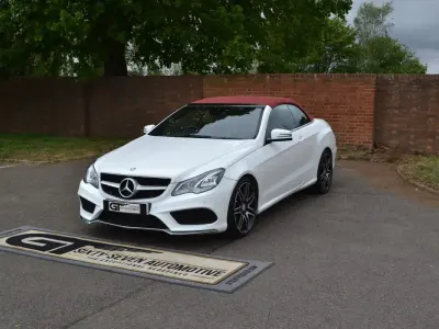 Używany Mercedes E350 AMG 252 KM (185 kW) 2014 Biały Kabriolet