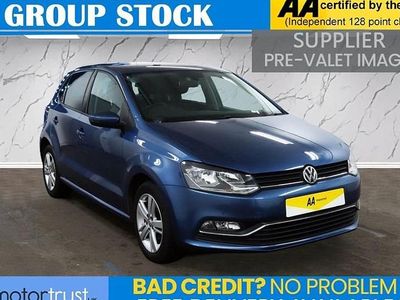 Used VW Polo Edition 90 HP (66 kW) 2017 Blue Hatchback