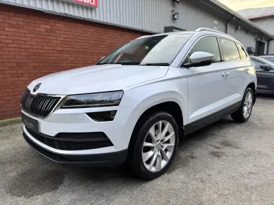 Used Skoda Karoq SE L 150 HP (110 kW) 2018 White SUV