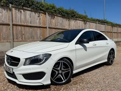 Used Mercedes CLA220 AMG 177 HP (130 kW) 2016 White Coupe