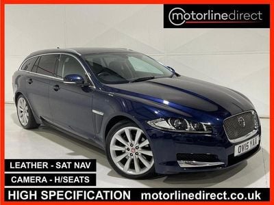 Used Jaguar XF Sportbrake Portfolio 200 HP (147 kW) 2015 Blue Estate