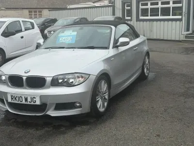 Begagnad BMW 118 Cabriolet M Sport 2010 Silver Cab