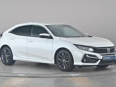 Begagnad Honda Civic SR 126 HK (92 kW) 2022 Vit Halvkombi