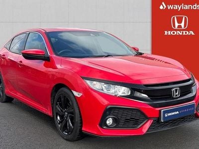 Begagnad Honda Civic SR 126 HK (92 kW) 2018 Röd Halvkombi