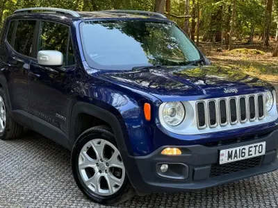 Used Jeep Renegade Limited 140 HP (102 kW) 2016 Blue SUV