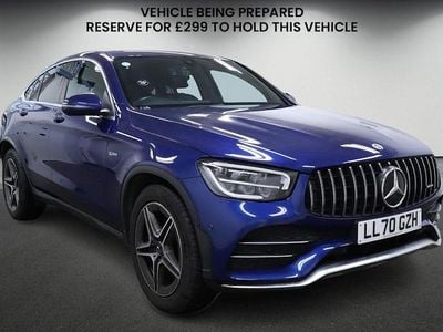 Used Mercedes GLC43 AMG AMG 390 HP (286 kW) 2020 Brilliant blue Coupe