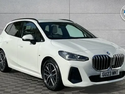 Used BMW 220 Active Tourer M Sport 168 HP (123 kW) 2023 White MPV