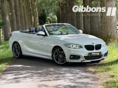 Used BMW 220 M Sport 2017 White Cabriolet