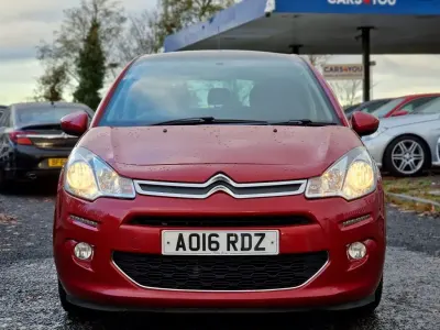 Used Citroën C3 Platinum 82 HP (60 kW) 2016 Red Hatchback