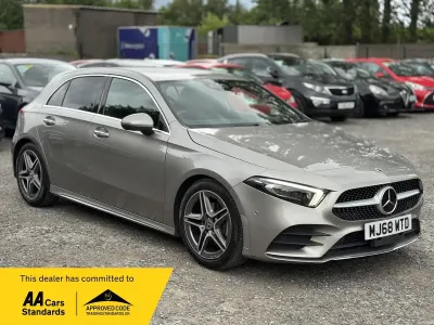 Used Mercedes A180 AMG line 136 HP (100 kW) 2026 Silver Hatchback