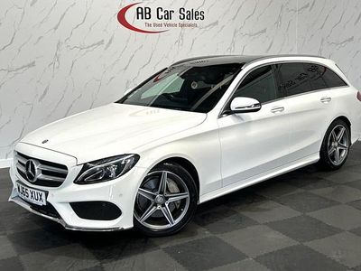 Used Mercedes C250 AMG Line Premium Plus 2015 White Estate