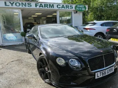 Used Bentley Continental 528 HP (388 kW) 2016 Black Coupe