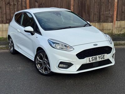 White Used 2018 Ford Fiesta ST-Line Hatchback | £6,495 (A bit pricey)