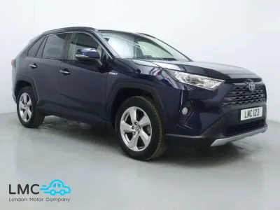 Used Toyota RAV4 Hybrid 222 HP (163 kW) 2020 Blue SUV