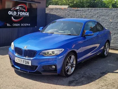 Used BMW 220 Sport Line 190 HP (139 kW) 2017 Blue Coupe