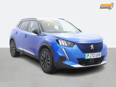 Second-hand Peugeot e-2008 Premium 100 kW (136 CP) 2022 Albastru SUV