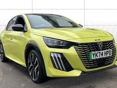 Used Peugeot e-208 GTi 114 kW (156 HP) 2024 Yellow Hatchback