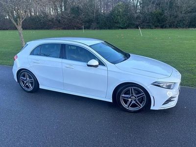 Used Mercedes A200 AMG line 2018 White Hatchback