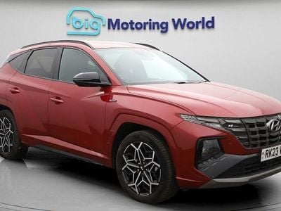 Begagnad Hyundai Tucson N Line 265 HK (194 kW) 2023 Röd SUV